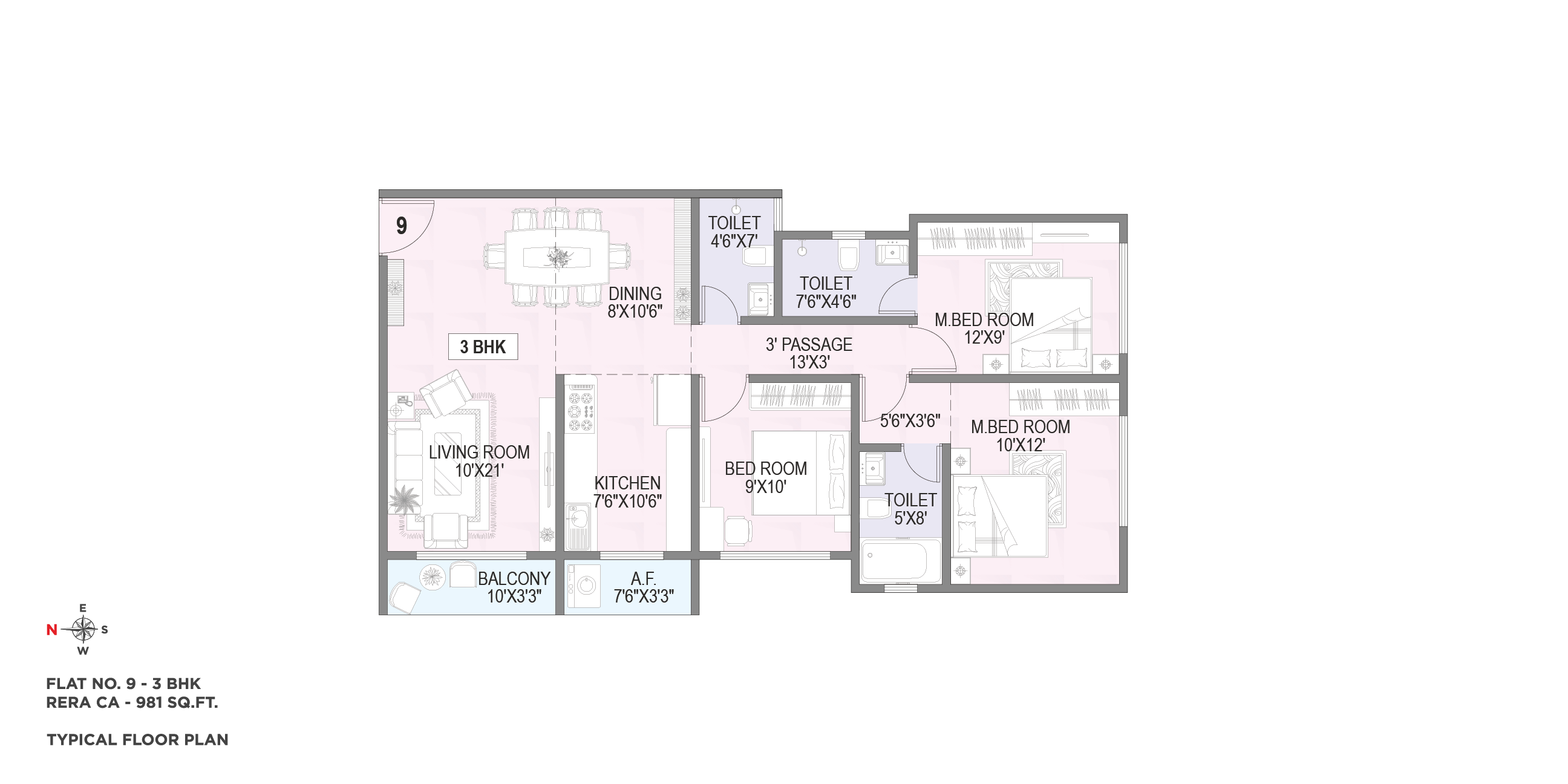 4 bhk flat in nalasopara